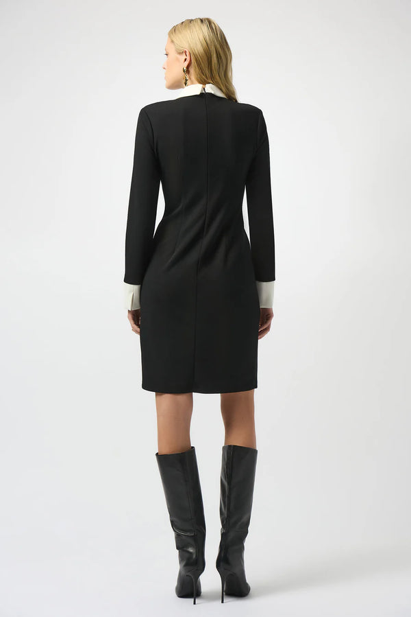 Joseph Ribkoff Dress 253180 Black/Vanilla