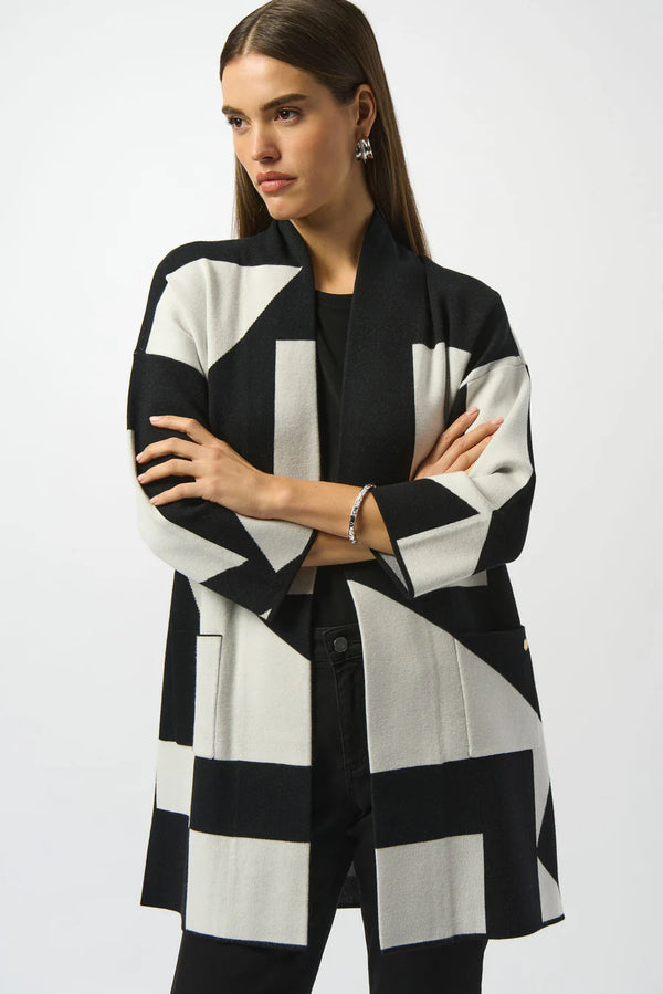 Joseph Ribkoff Cover Up 253901 Black/Vanilla