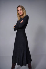 Joseph Ribkoff Pleated Dress 253987 Black