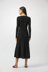 Joseph Ribkoff Pleated Dress 253987 Black