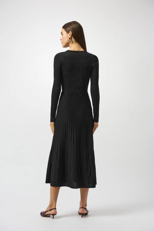 Joseph Ribkoff Pleated Dress 253987 Black