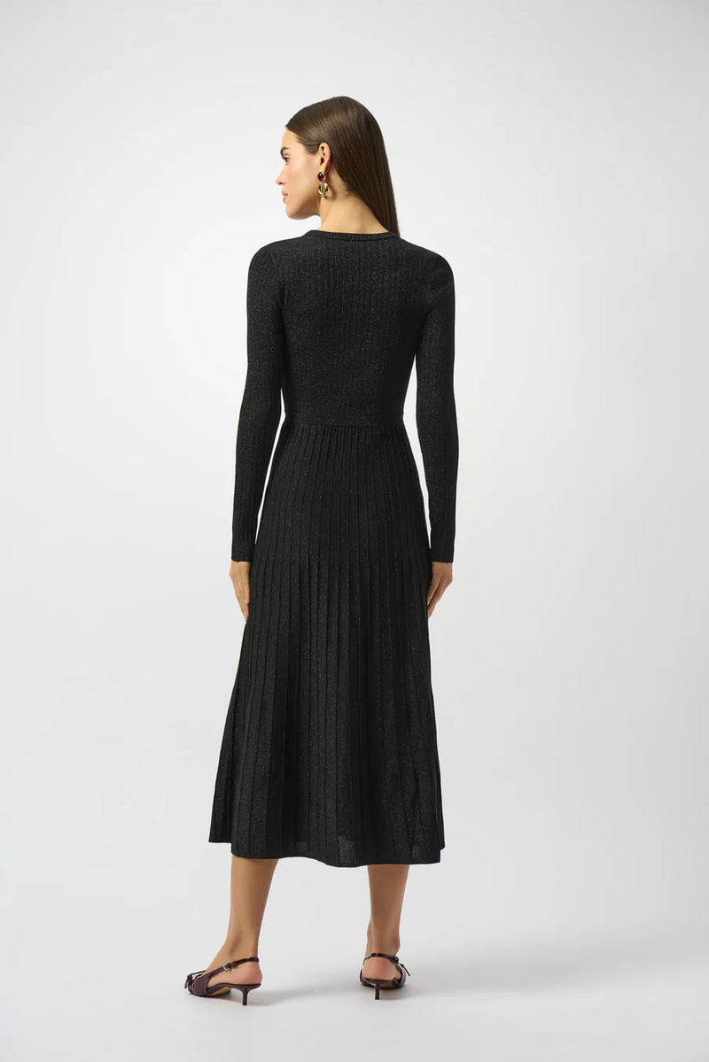 Joseph Ribkoff Pleated Dress 253987 Black