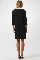 Joseph Ribkoff Dress 253995 Black/Vanilla