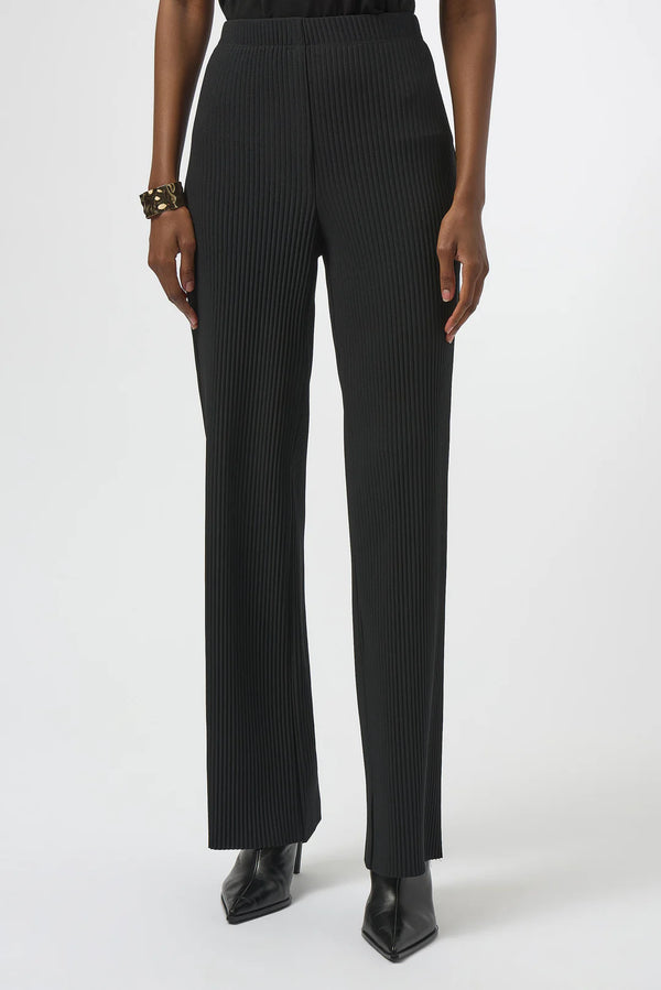 Joseph Ribkoff Pleated Wide-Leg Pants Style 254006 Black