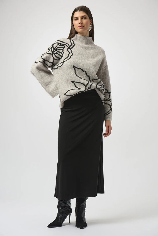 Joseph Ribkoff Pull-On Maxi Skirt Style 254018 Black