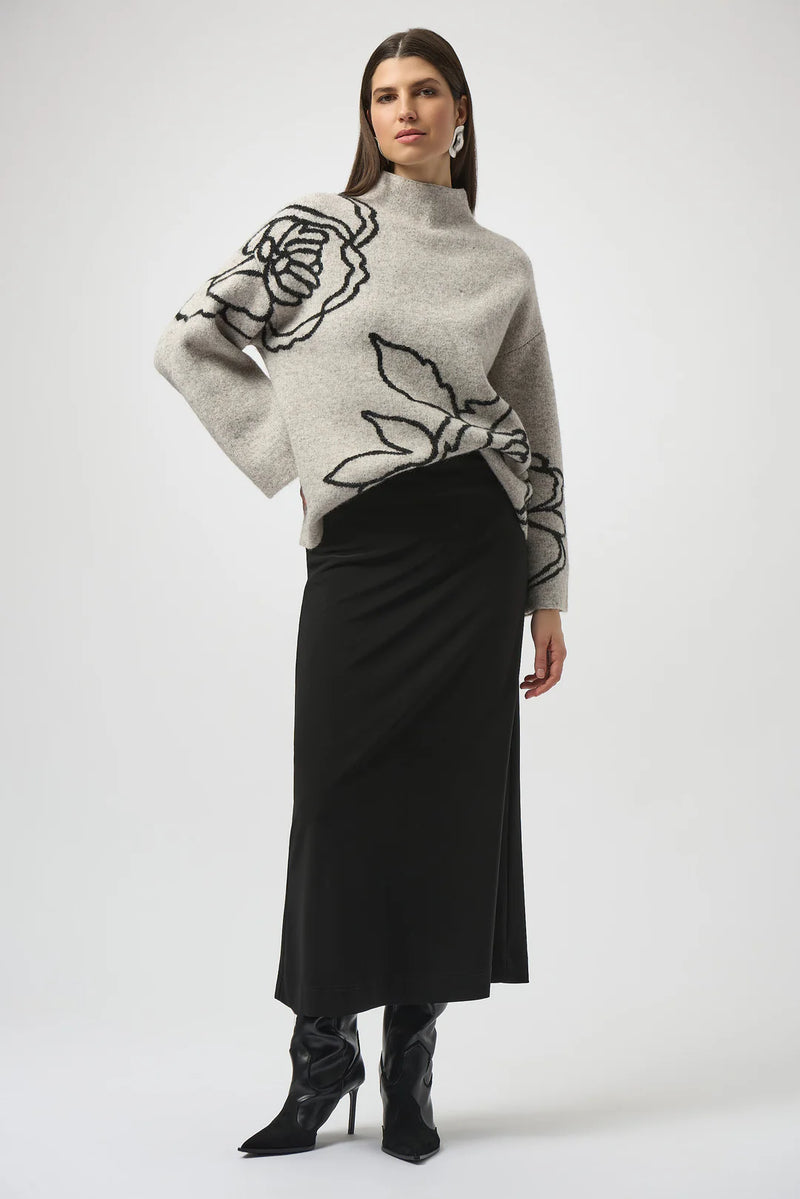 Joseph Ribkoff Pull-On Maxi Skirt Style 254018 Black