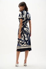 Joseph Ribkoff Dress Style 262128 Vanilla/Multi