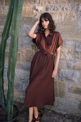 Joseph Ribkoff Dress Style 262907 Mahogany