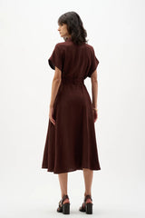 Joseph Ribkoff Dress Style 262907 Mahogany