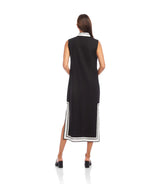 Karen Kane St. Tropez Dress Black with Off White