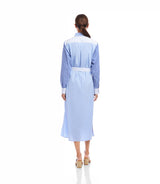 Karen Kane Mixed Stripe Midi Shirtdress Stripe