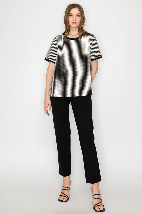 JOH Karissa Knit Top Black