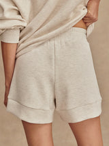 Varley Atrium High Rise Short 4.5" Ivory Marl