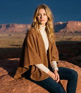 Karen Kane Shawl Sweater Mocha