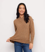 Karen Kane Shawl Sweater Camel