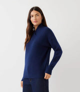 Karen Kane Shawl Sweater Navy