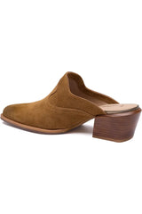 Johnston & Murphy Kalista Mule in Whiskey Suede