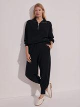 Varley Hawley Half-Zip Sweatshirt Black