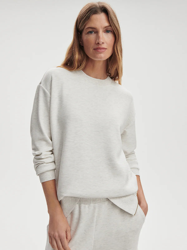 Varley Gabriella Sweatshirt Ivory Marl