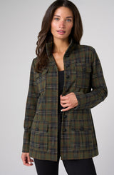 Liverpool Funnel Neck Field Jacket Olive Multi