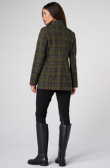 Liverpool Funnel Neck Field Jacket Olive Multi