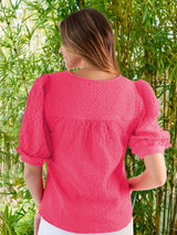 Mary Square Colette Top Pink
