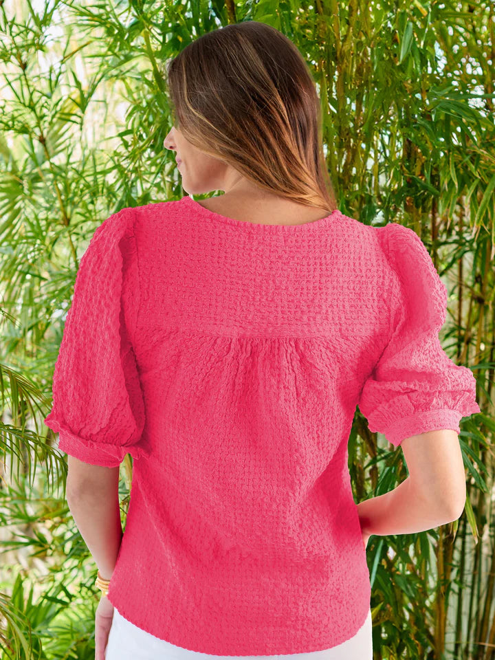 Mary Square Colette Top Pink