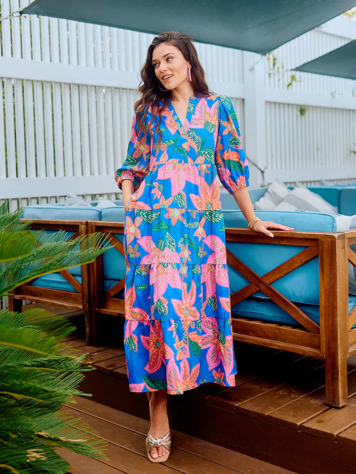 laguna beach dress VITAMIN A Arden Maxi Dress • Shell Stripe main image 1