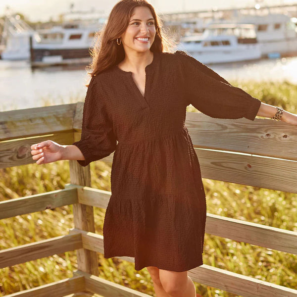 Mary Square Cooper Dress Black – Dan's Southern Prep