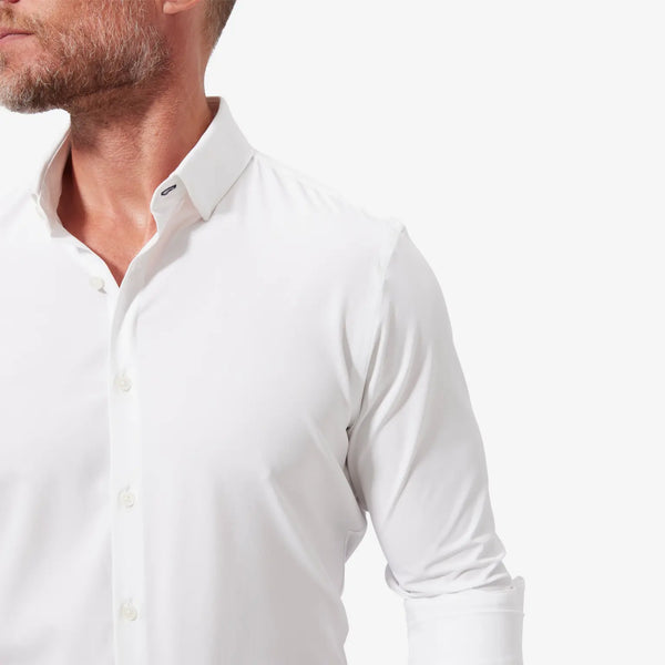 Mizzen+Main Leeward Dress Shirt in Solid White