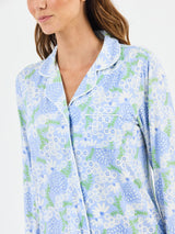 Mary Square Charlotte Nightshirt Daisy Chain Blue