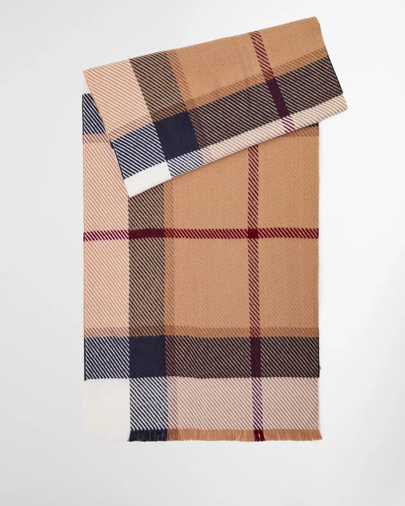 Barbour Blair Tartan Scarf Hessian Tartan