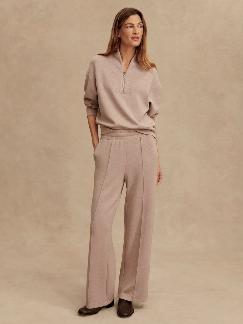 Varley The Wide Leg Pant 30" Taupe Marl