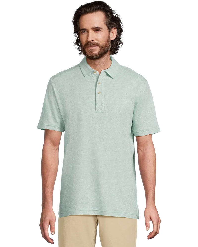 Laurito Beach Polo - Misty Field  Heather