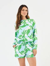 Mary Square Annie Shorts Pajama Set In The Shade