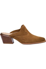 Johnston & Murphy Kalista Mule in Whiskey Suede