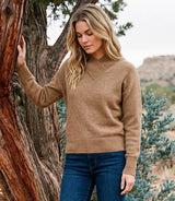 Karen Kane Shawl Sweater Camel
