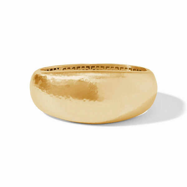 Julie Vos Catalina Statement Hinge Bangle Gold