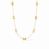 Julie Vos Butterfly Delicate Station Gold Necklace