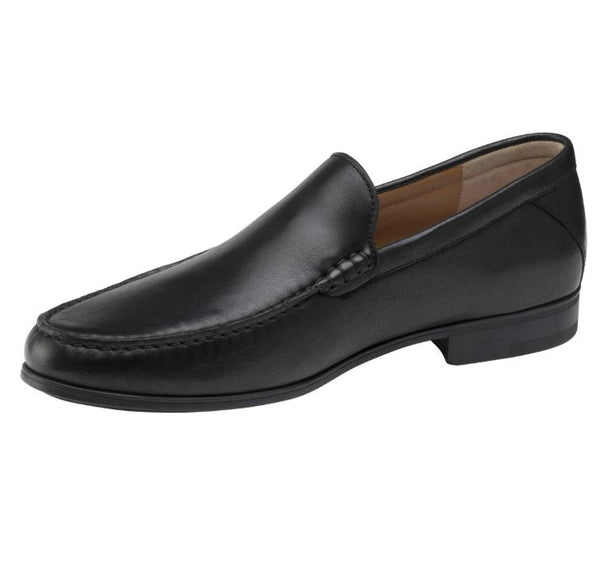 Johnston & Murphy Hawkins Venetian Loafer Black Glove Leather