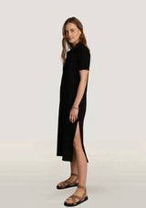 Dylan Carey Rib Dress Black