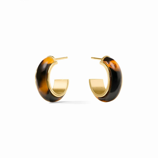 Julie Vos Carnaby Hoop Tortoiseshell Medium