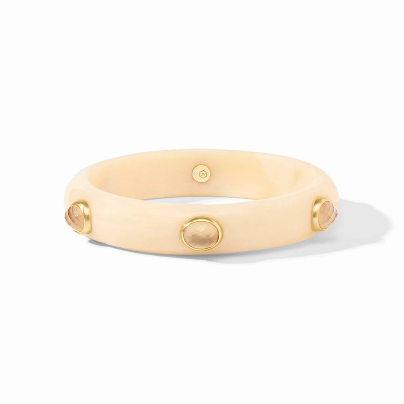 Julie Vos Carnaby Stone Bangle Ivory