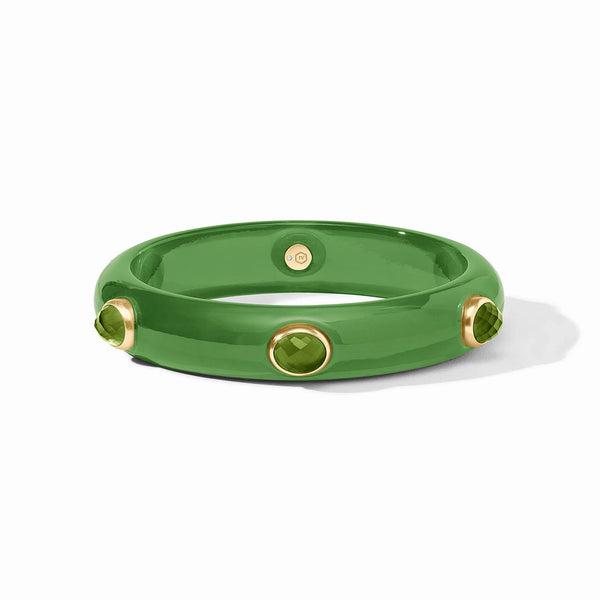 Julie Vos Carnaby Stone Bangle Palmetto