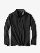 Tasc Carrollton Lightweight Quarter Zip in Black/Gunmetal