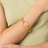 Julie Vos Catalina Light Link Bracelet Gold