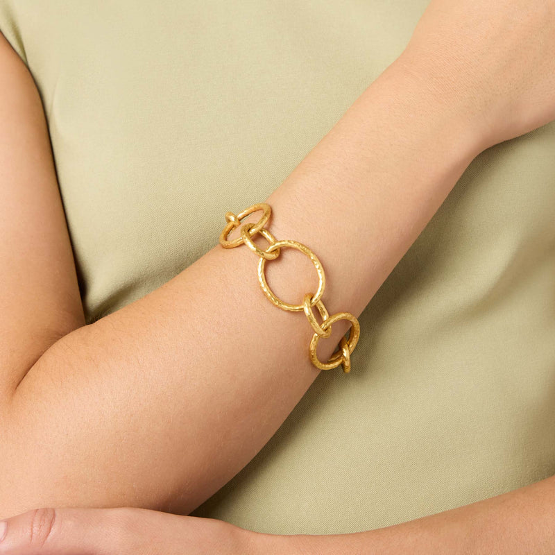 Julie Vos Catalina Light Link Bracelet Gold