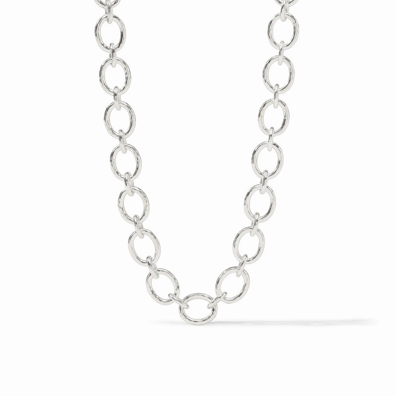 Julie Vos Catalina Demi Link Necklace Pearl