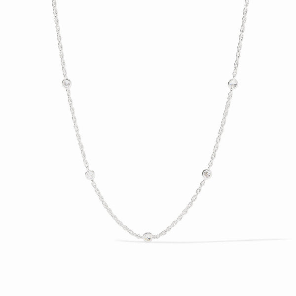 Julie Vos Celeste Delicate Station Necklace Silver