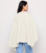 Karen Kane Shawl Sweater Ecru